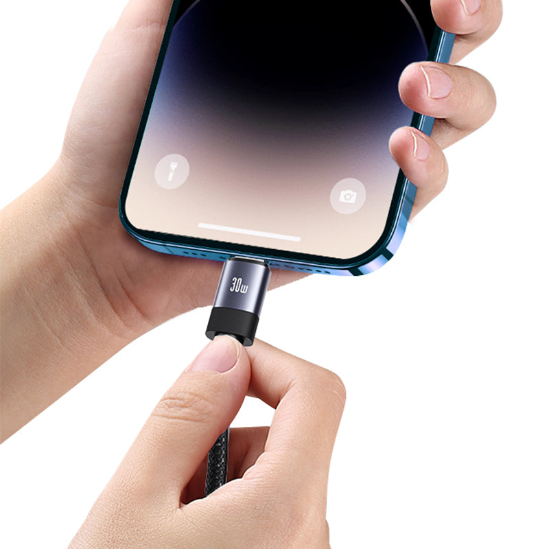 USAMS Rui Series SJ705 Magnetic Charging Cable Type-C To Type-C 30W 1m Data Cable USAMS Rui Series SJ705 Magnetic Charging Cable Type-C To Type-C 30W 1m Data Cable